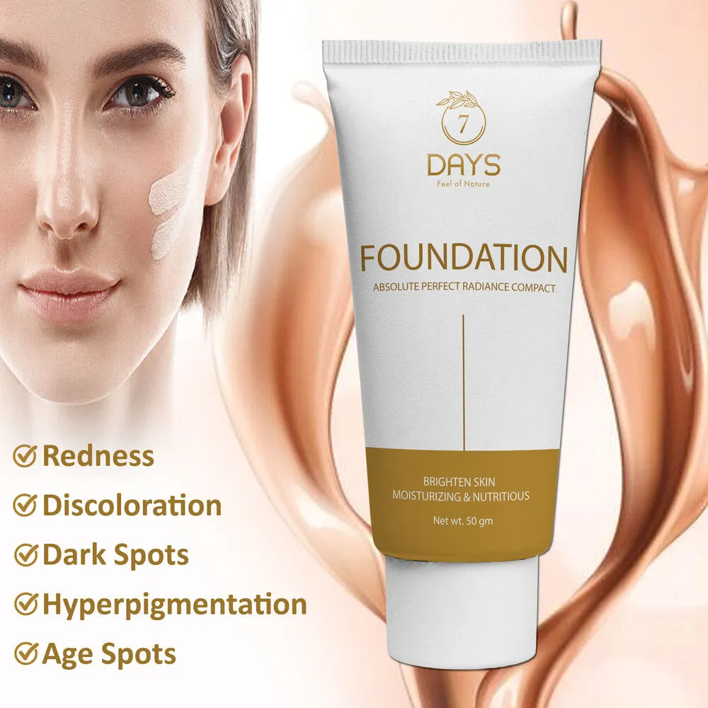 7Days Organic Foundation Cream for oily skin - 50 gms