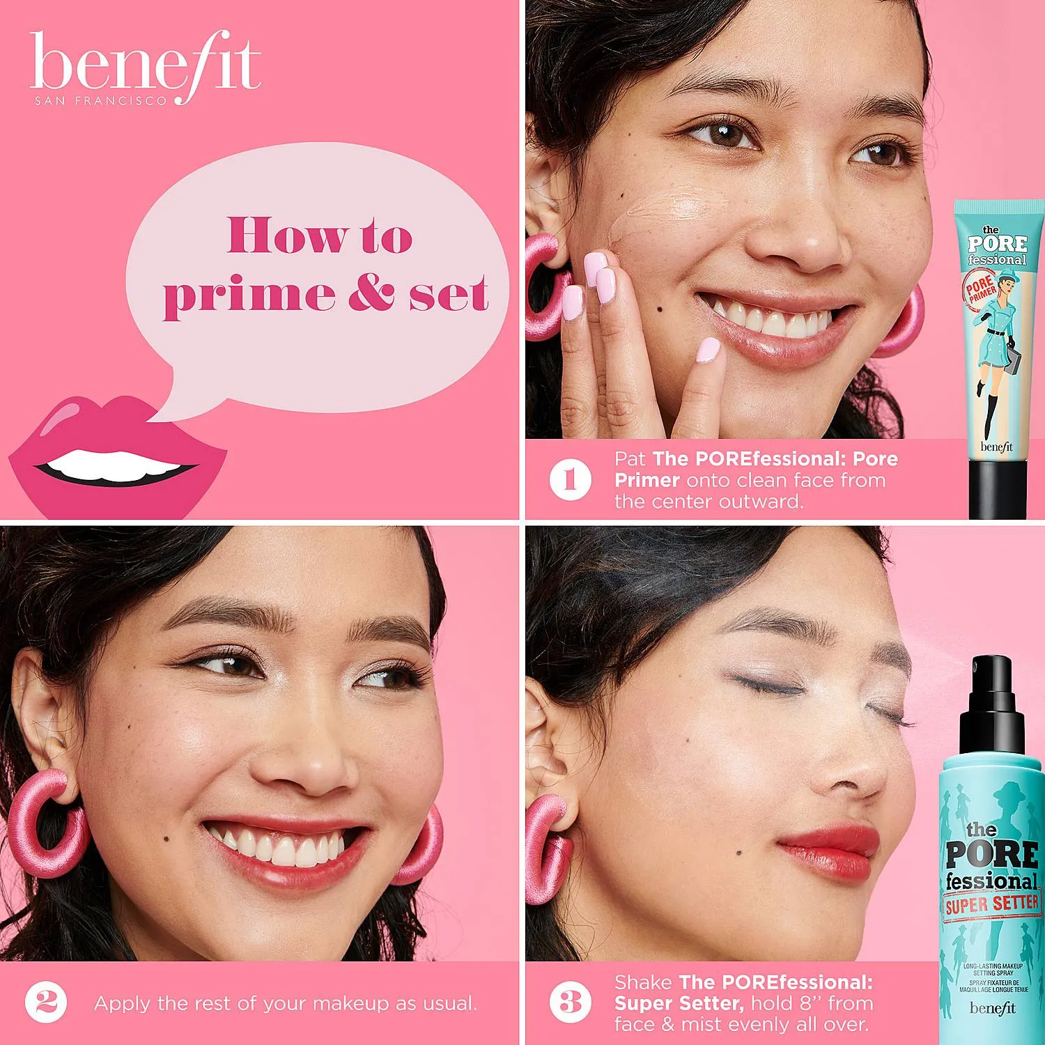 Benefit Joy To The Pores & Setting Spray Set