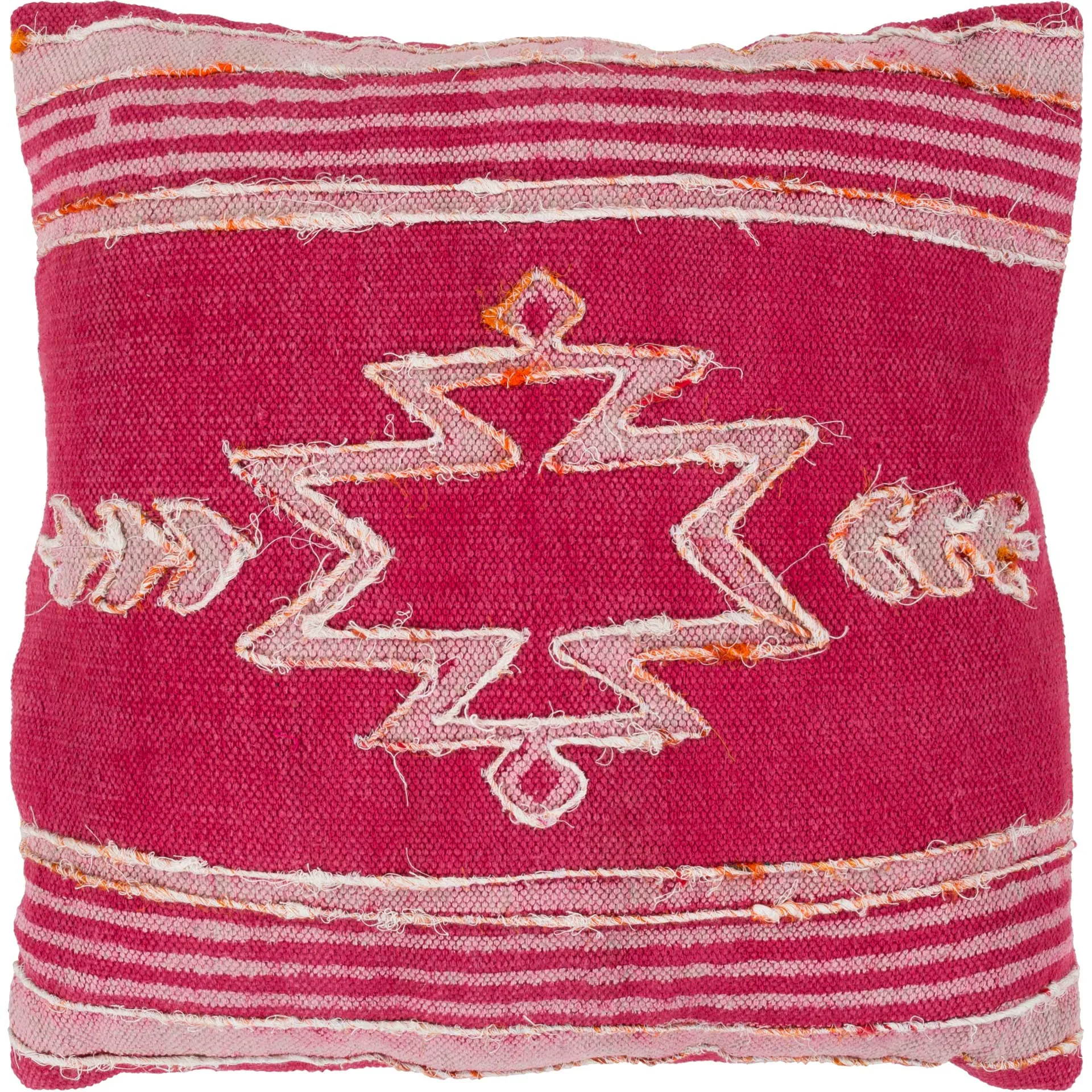 Benny Pillow Bright Pink/Blush/White