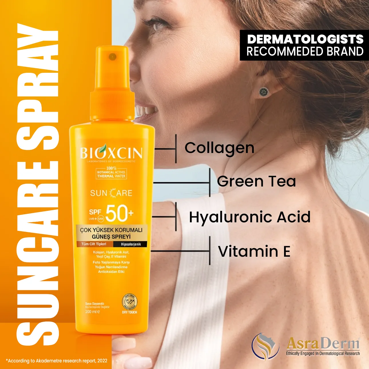 Bioxcin Suncare Spray SPF 50 