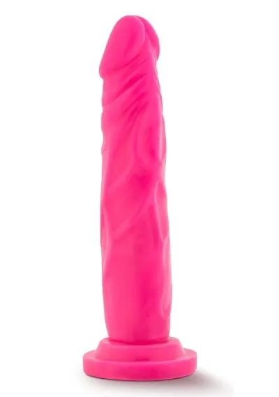 Blush Neo Neon Pink 7.5 Inch Dual Density Cock