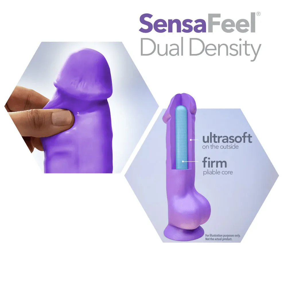 Blush Neo Neon Pink 7.5 Inch Dual Density Cock