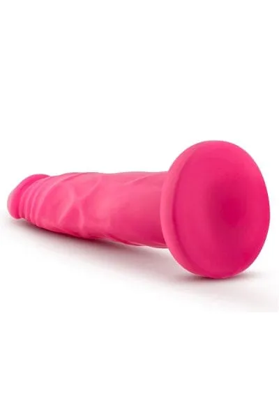 Blush Neo Neon Pink 7.5 Inch Dual Density Cock