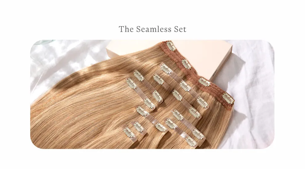 Chocolate Brown, 20" Seamless Clip-In Hair Extensions, #4 | 180g
