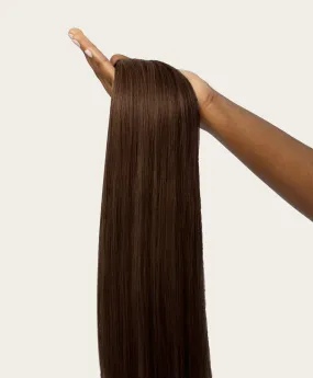 Chocolate Brown, 20" Seamless Clip-In Hair Extensions, #4 | 180g
