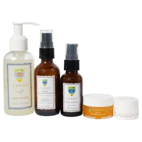 Complete Face Regimen: Face Wash   Face Moisturizer   Lip Balm   Eye Hydrator   Face Serum