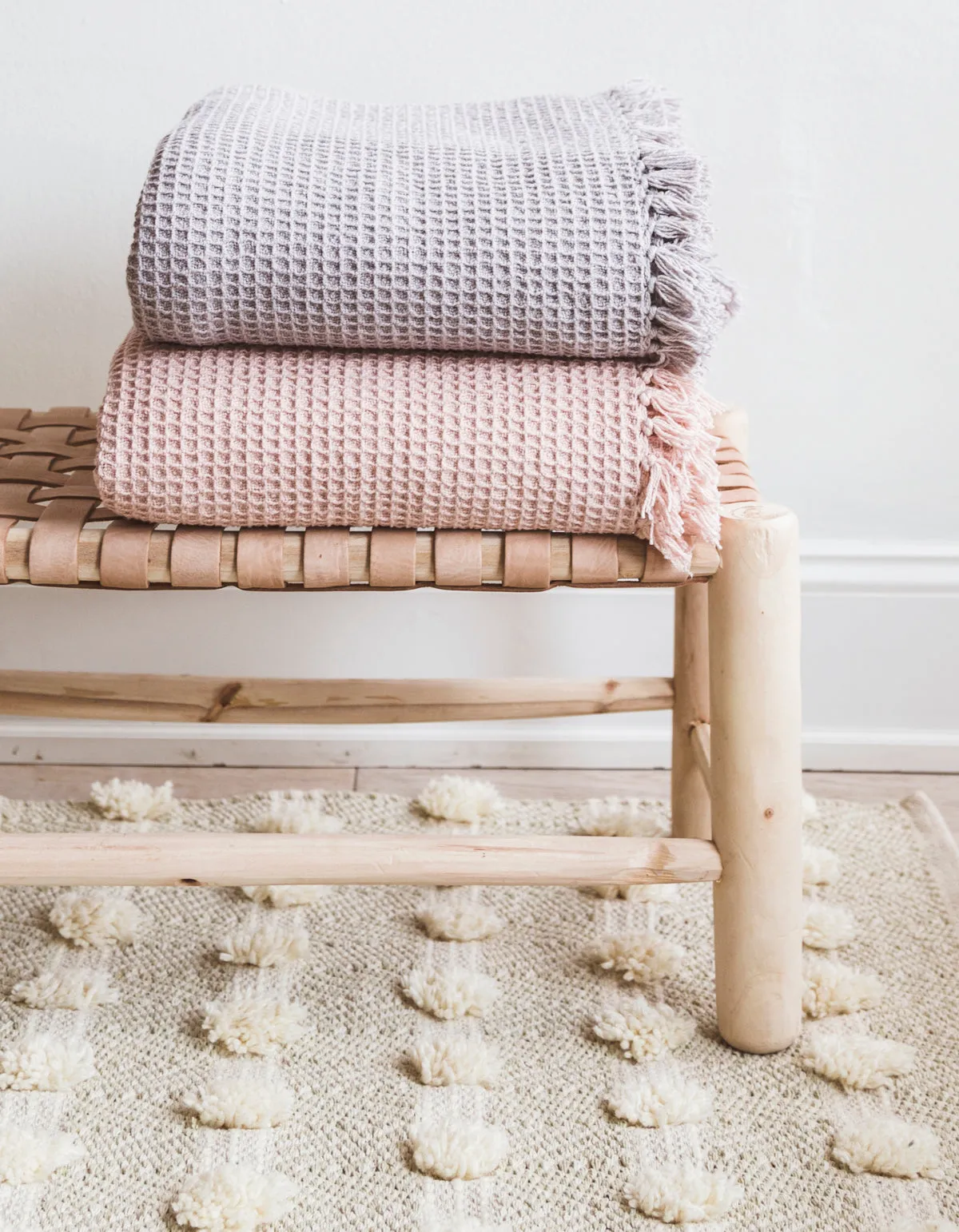 Cotton Waffle Throw