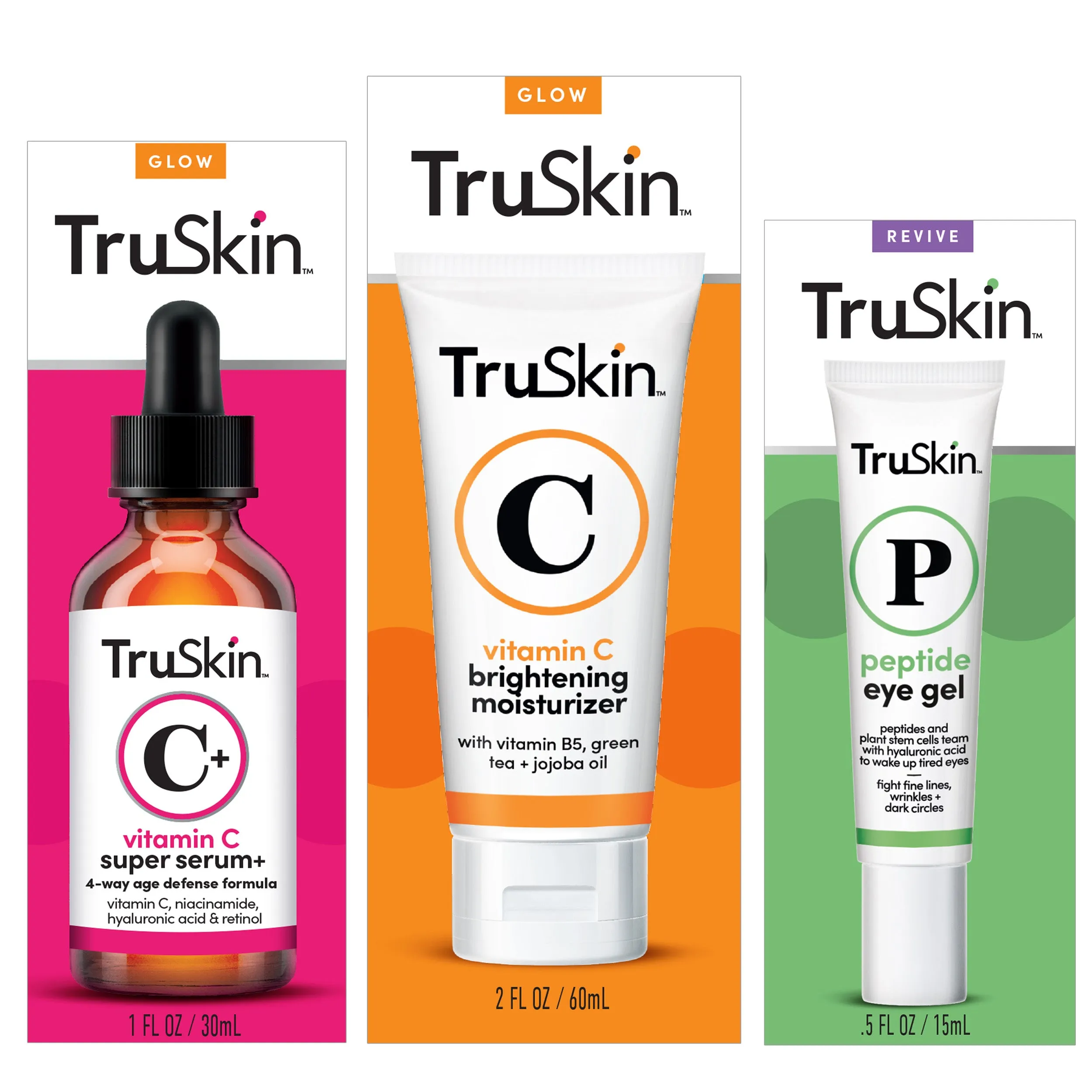 Daily Essentials Trio with Vitamin C Serum, Eye Gel and Vitamin C Moisturizer