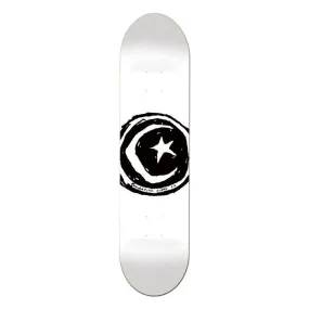 FOUNDATION DECK - STAR AND MOON WHITE (8.25")