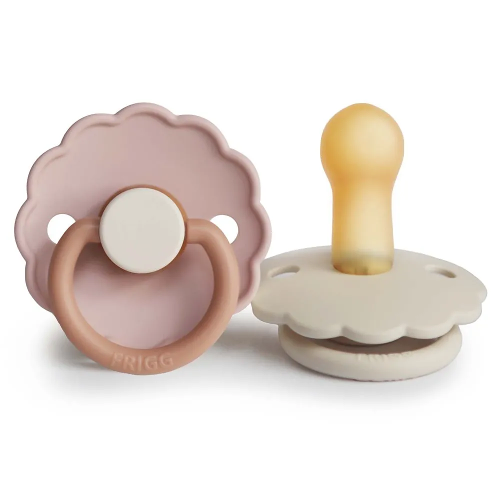 FRIGG DAISY PACIFIER 2 PACK | BISCUIT/CREAM