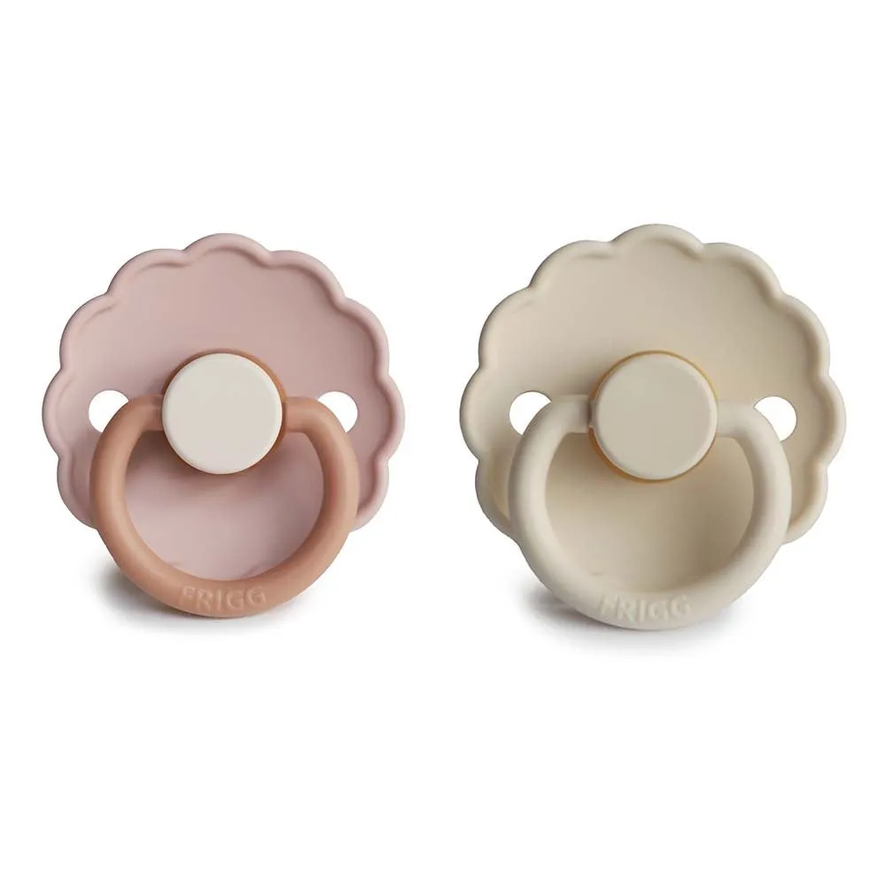 FRIGG DAISY PACIFIER 2 PACK | BISCUIT/CREAM