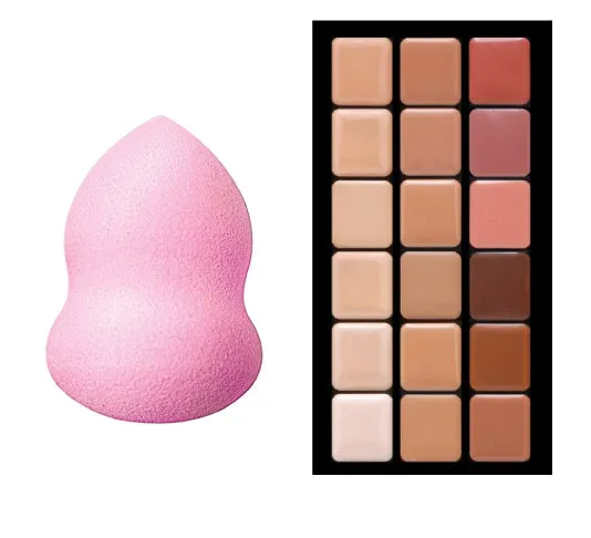 Graftobian HD High-Definition Super Palettes   Free Blending Sponge