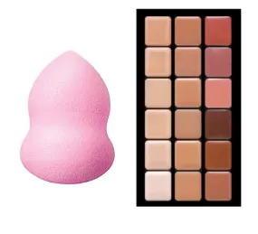 Graftobian HD High-Definition Super Palettes   Free Blending Sponge