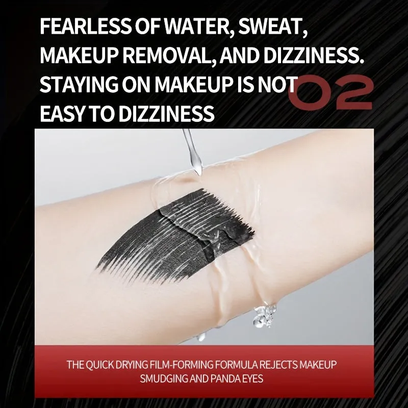 Long-lasting Curling Fixing Mascara Natural Thickening and Lengthening Mascara with Plant Keratin