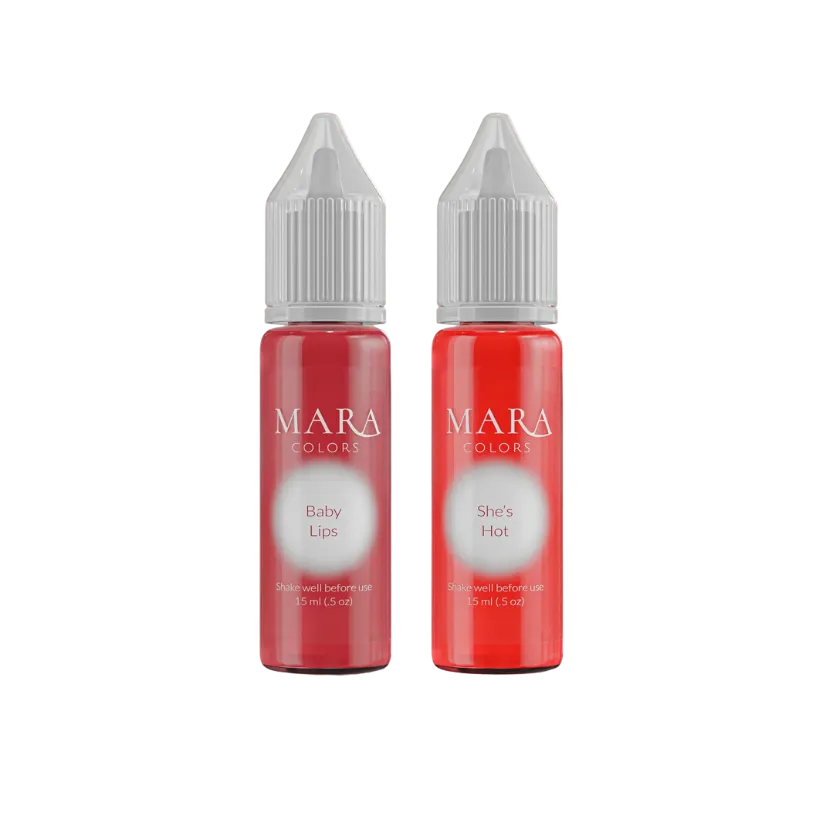 MARA PRO - Neutral Lip Pigment Set (2 x 15ml)