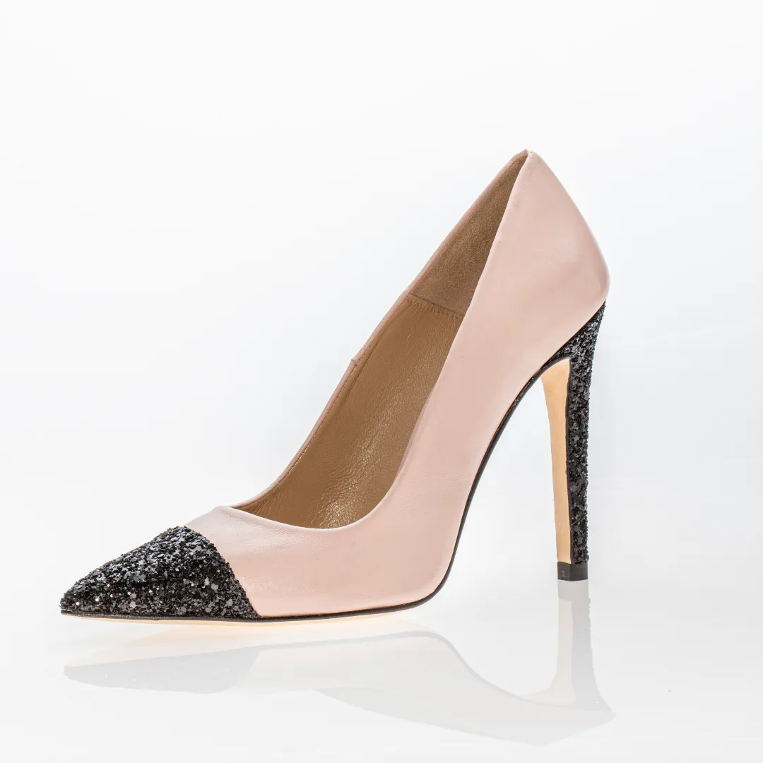 New York Pumps Off Baby Blush