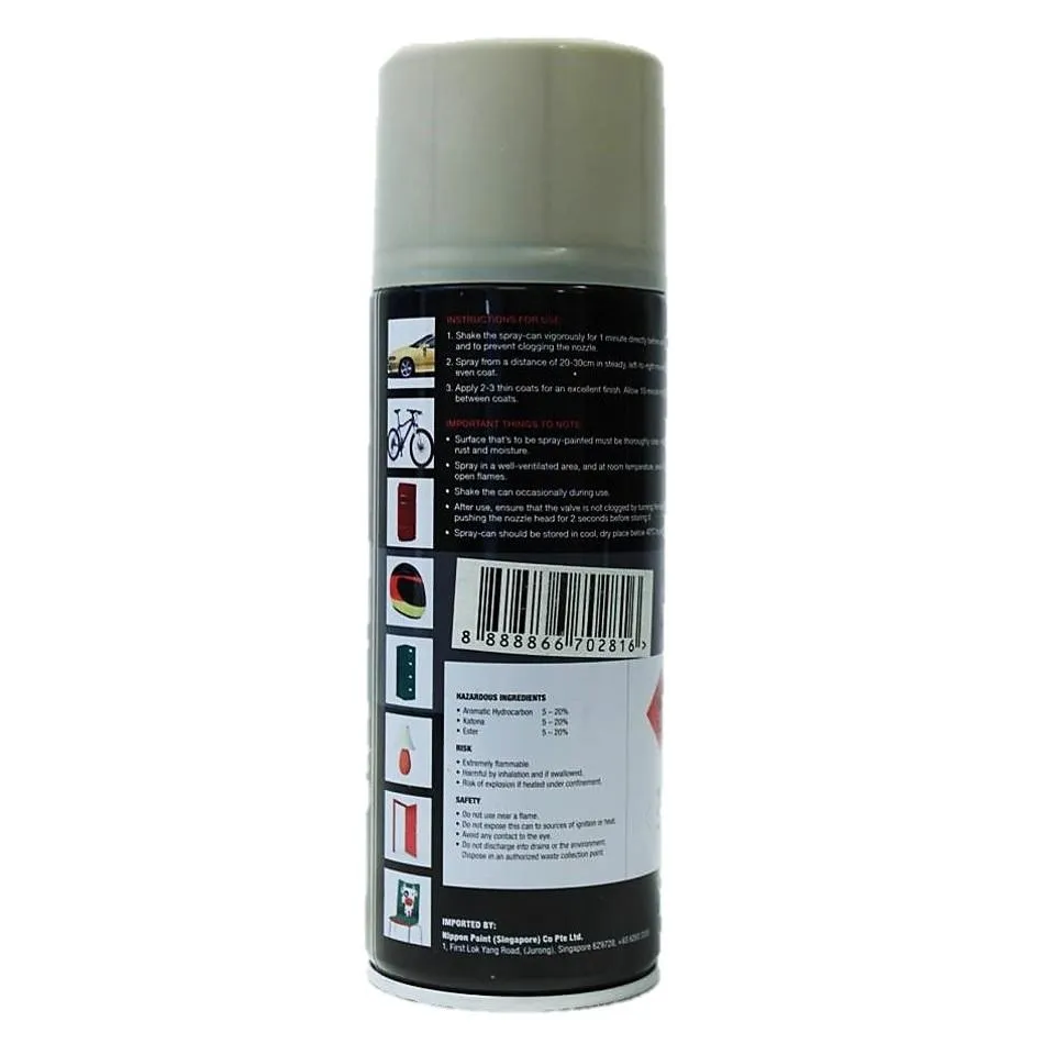 Nippon Pylox Spray Paint 37 Light Yellow Grey 400Cc