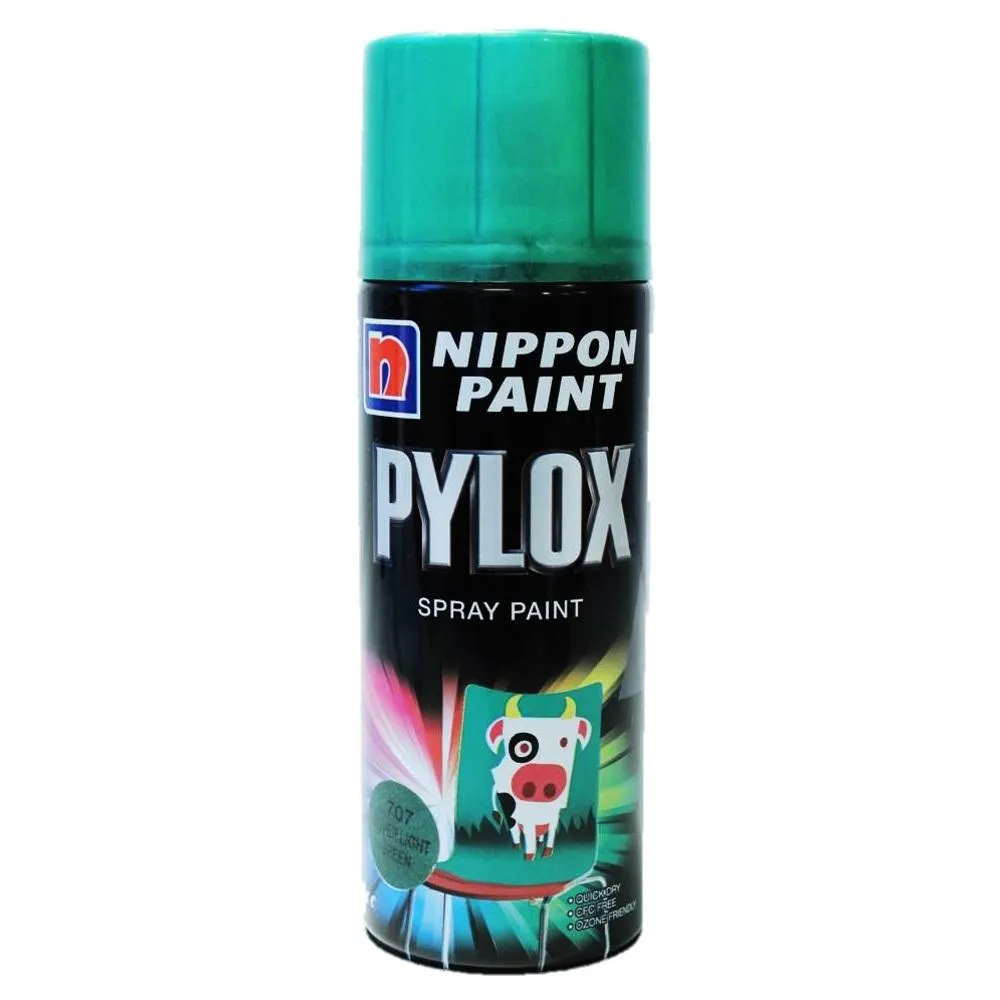 Nippon Pylox Spray Paint 707 Silver Light Green 400Cc