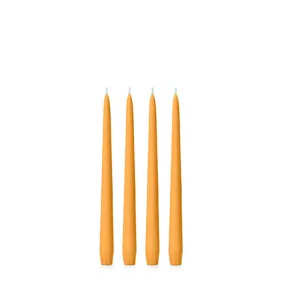 Orange 25cm Moreton Eco Taper Candles - Pack of 16