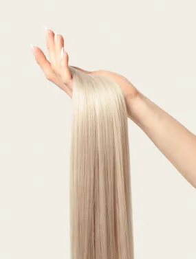 Platinum Blonde, 20" Seamless Clip-In Hair Extensions, #300P | 180g
