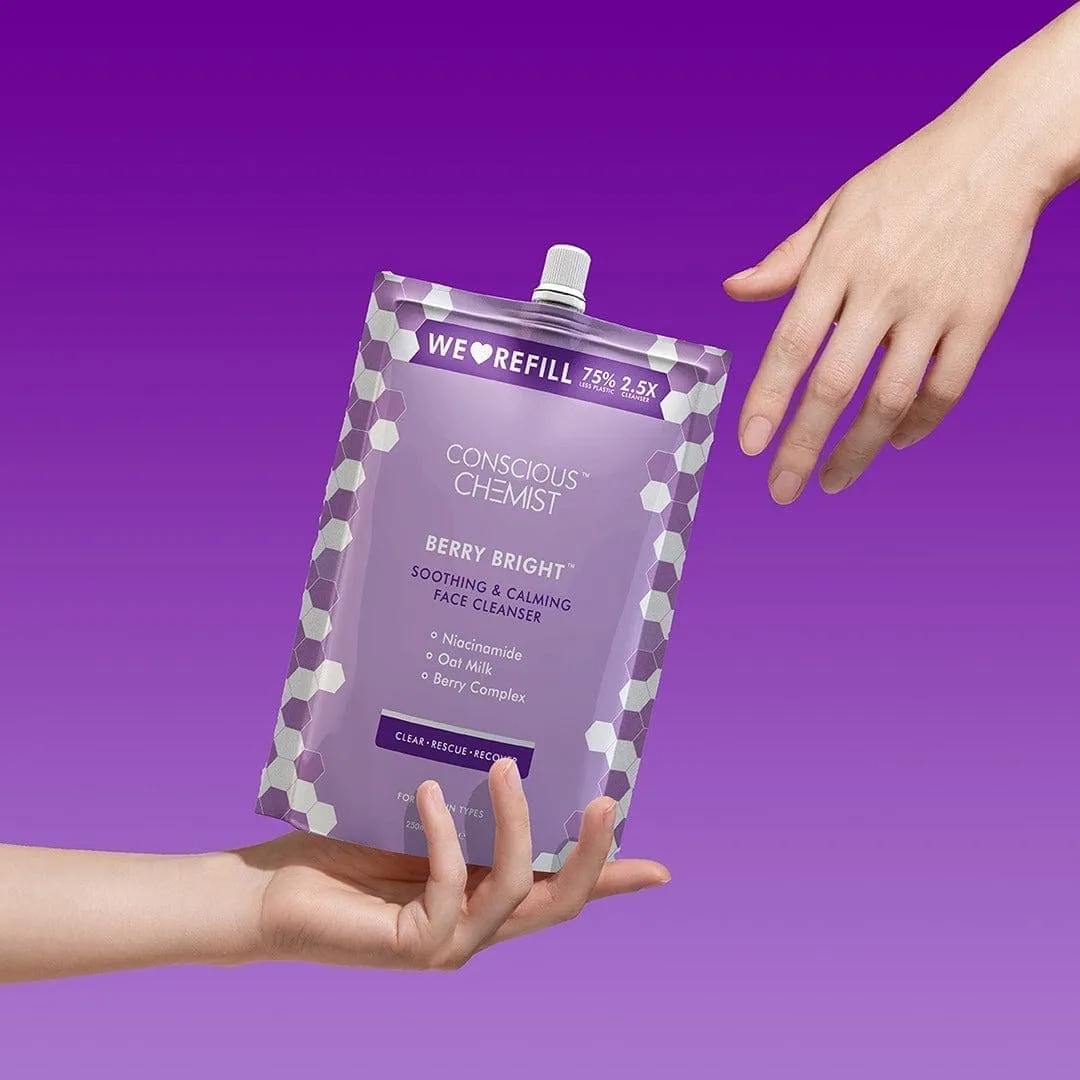 Pore Refining Face Wash Refill (70 Days Pack) | Niacinamide & Fruit Berry Complex