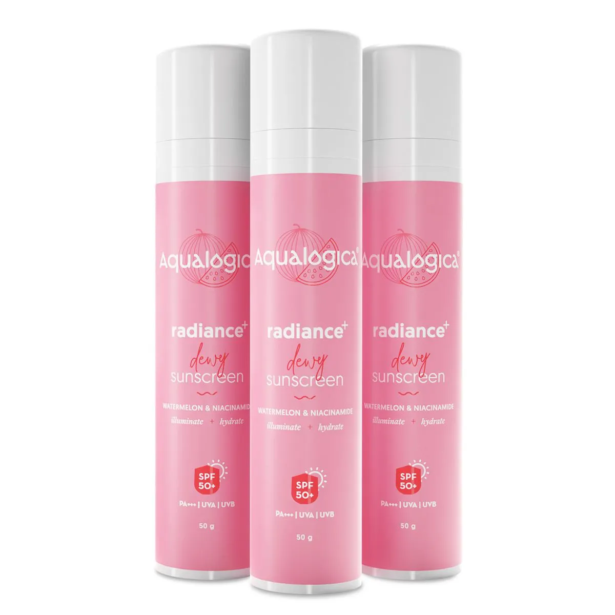 Radiance  Dewy Sunscreen, 50g - Pack of 3