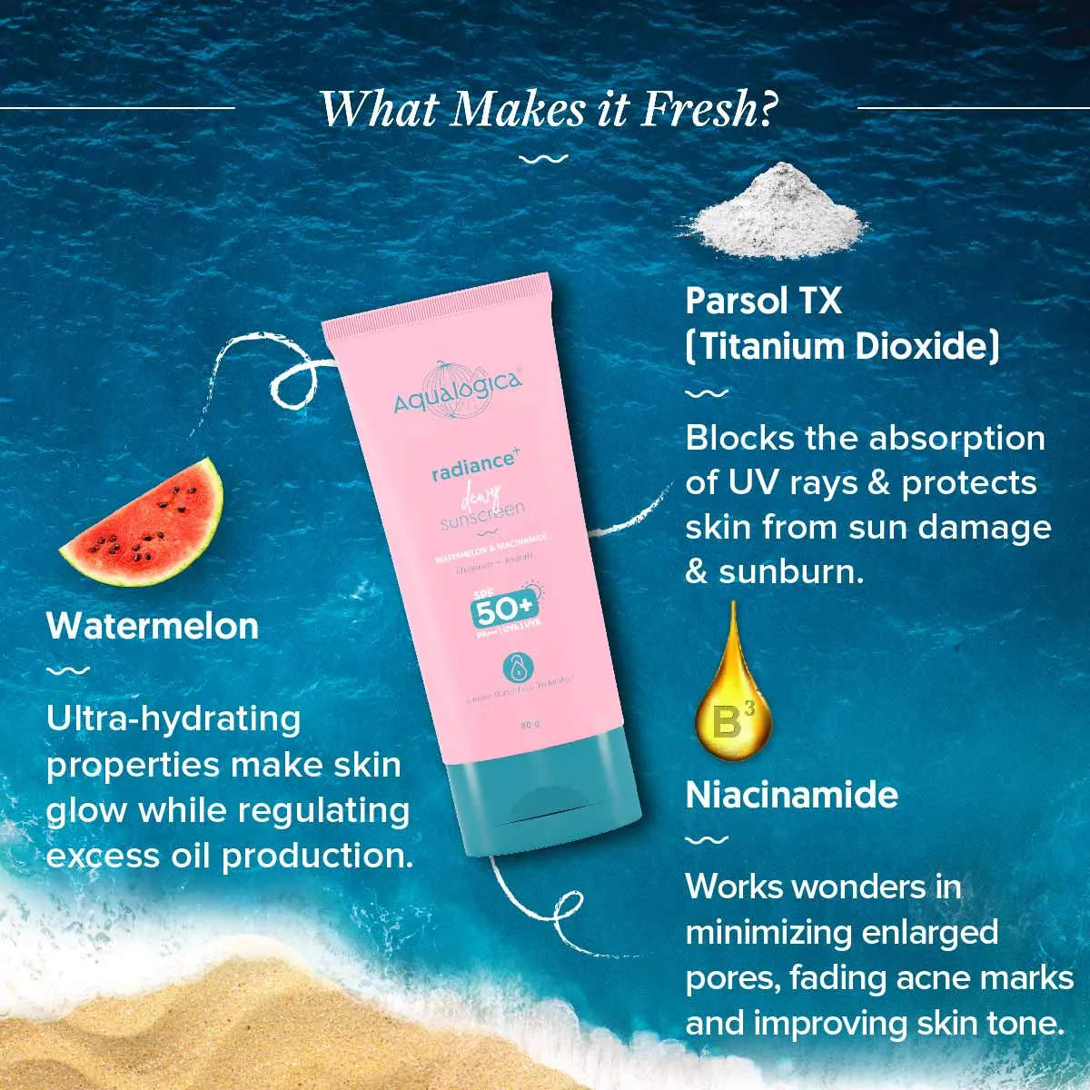 Radiance  Dewy Sunscreen, 80g(Pack Of 2)