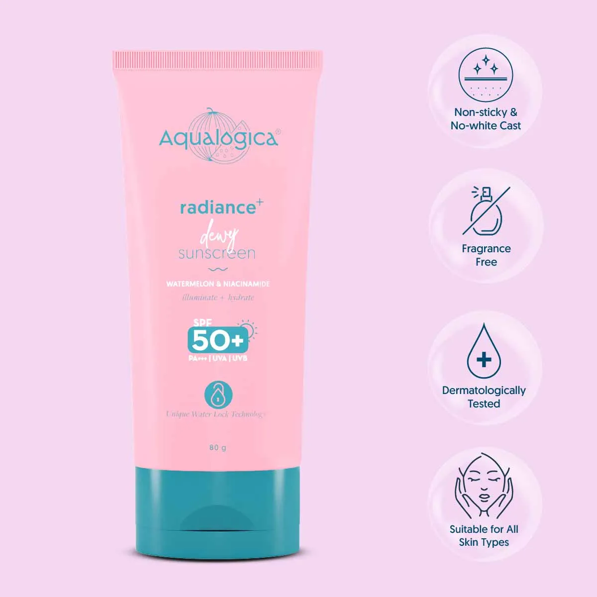 Radiance  Dewy Sunscreen, 80g(Pack Of 2)
