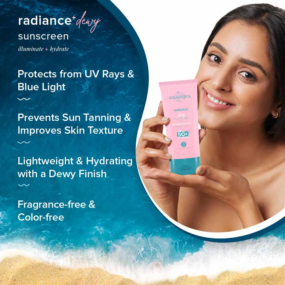 Radiance  Dewy Sunscreen, 80g(Pack Of 2)