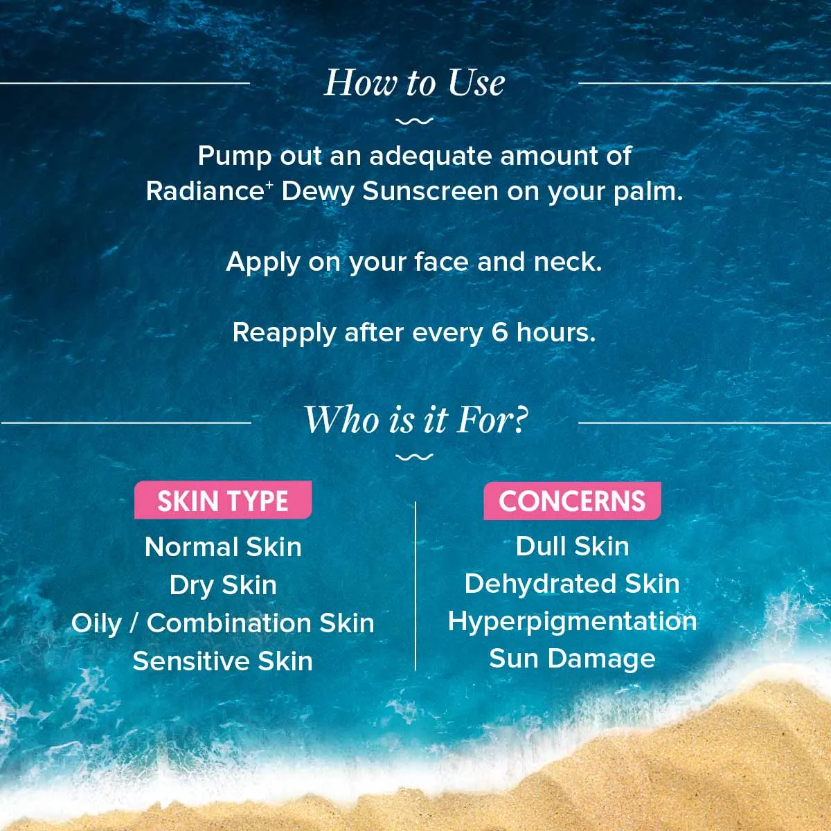 Radiance  Dewy Sunscreen with SPF 50  & PA    for UVA/B Protection & No White Cast - 80g