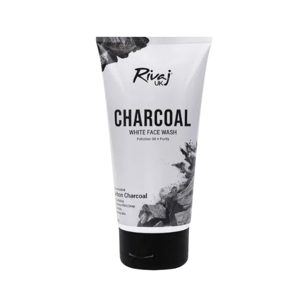 Rivaj UK Charcoal White Face Wash 100ml