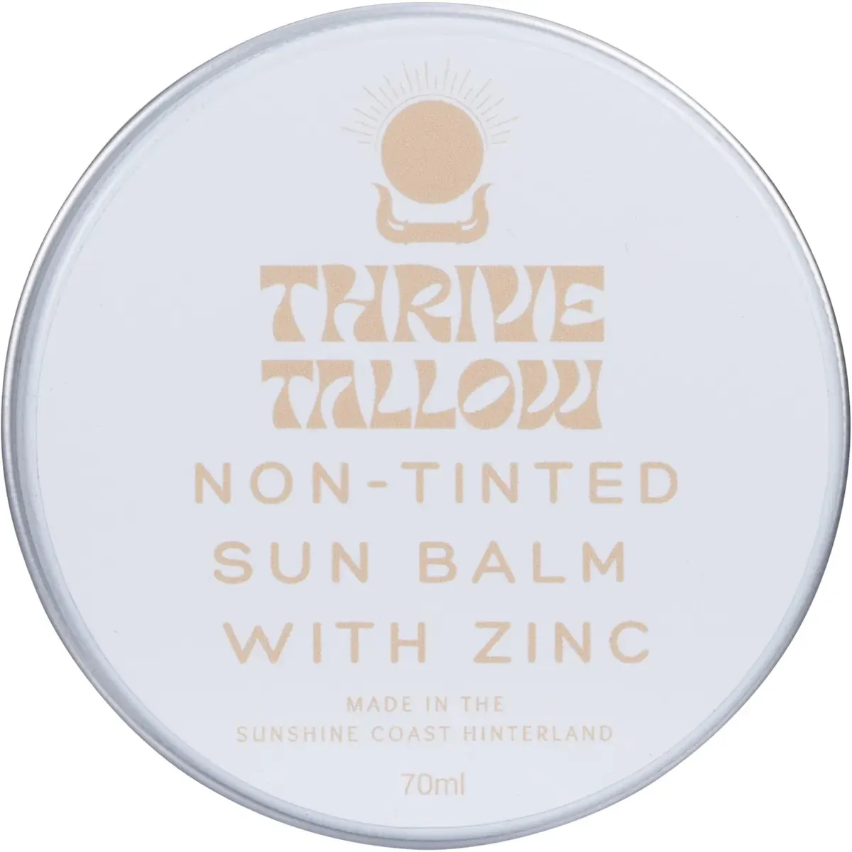 Thrive Tallow Non Tinted Sun Balm with Zinc 70ml