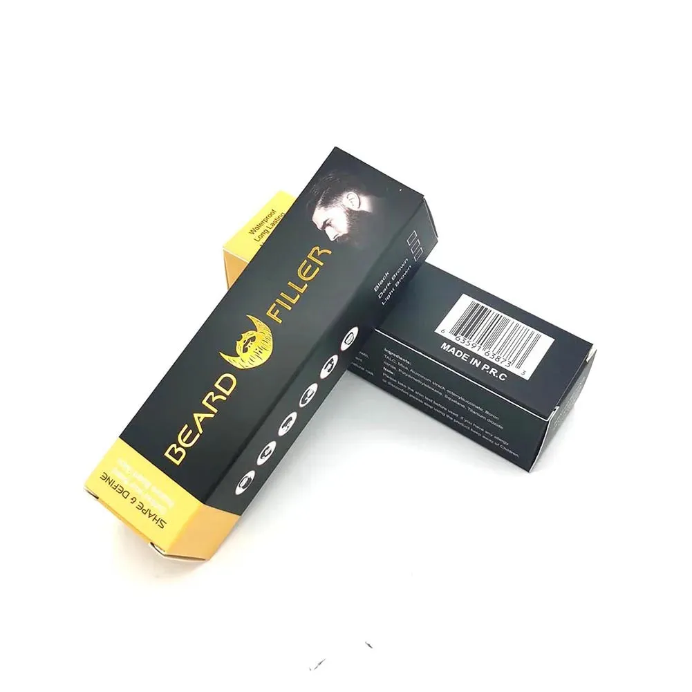 Waterproof Beard Filling Stamp, Beard Brush Enhancer Moustache