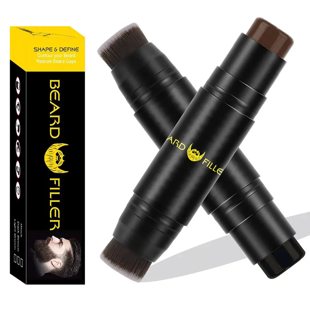 Waterproof Beard Filling Stamp, Beard Brush Enhancer Moustache