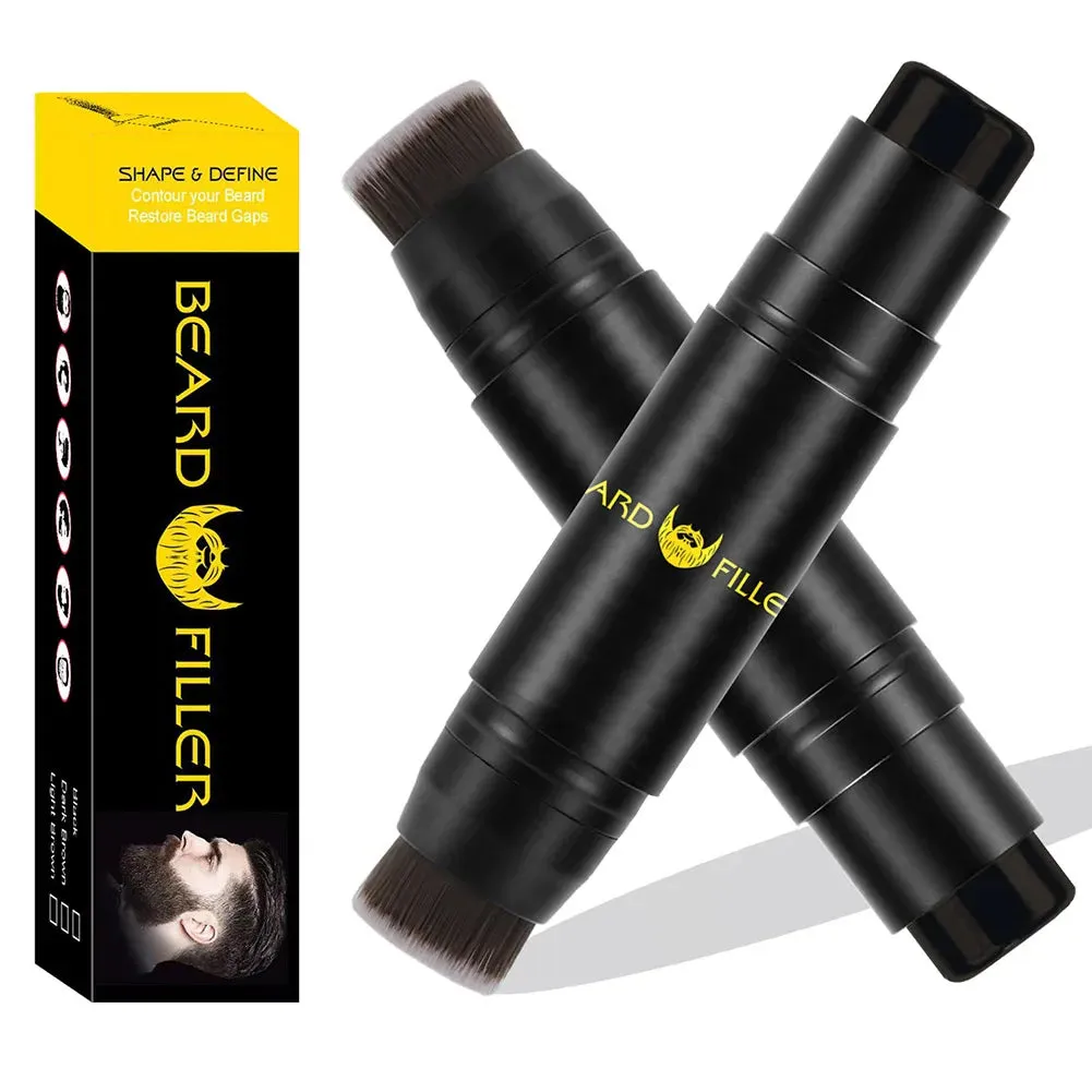 Waterproof Beard Filling Stamp, Beard Brush Enhancer Moustache