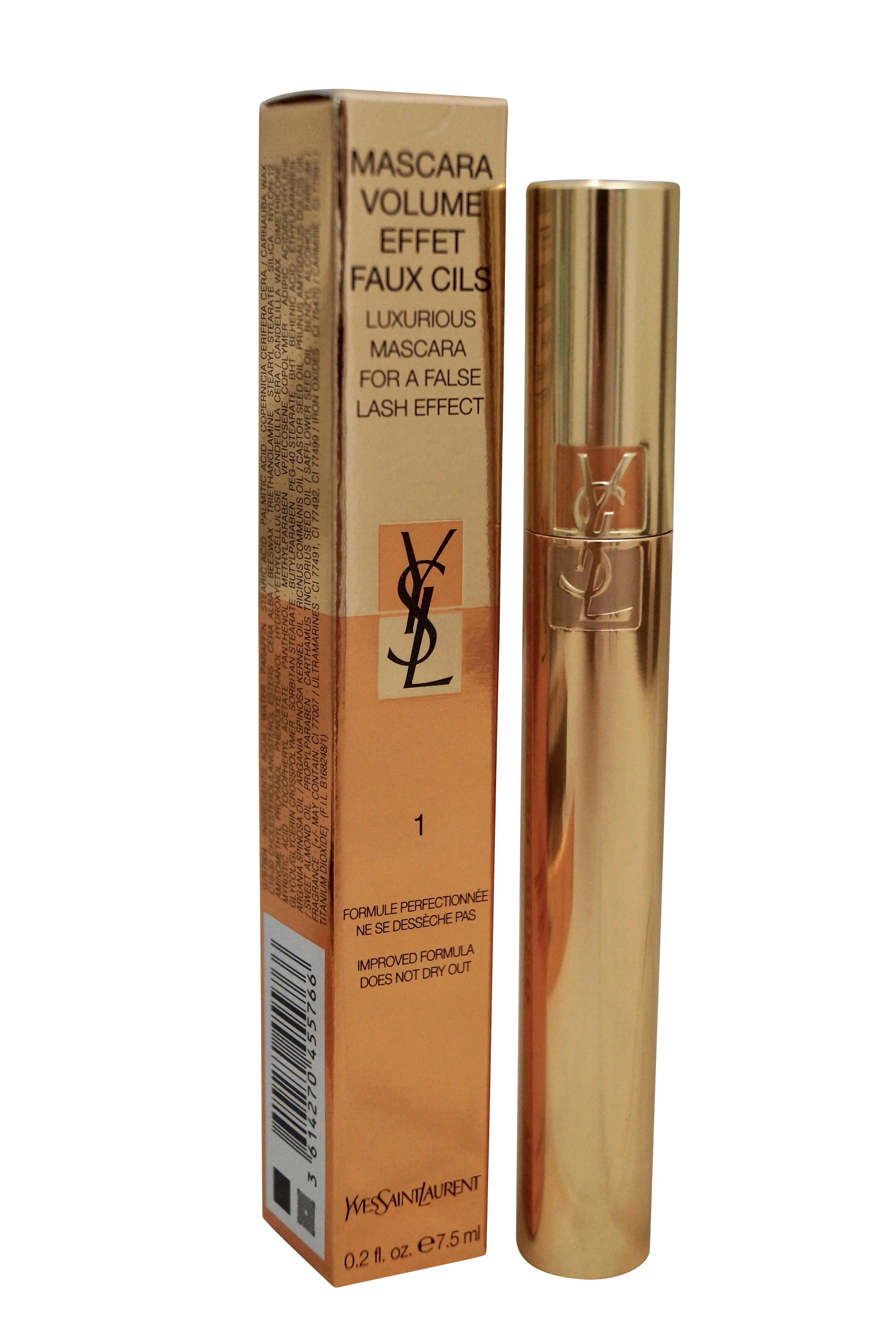 YSL Mascara Volume Effect Faux Cils 1 High Density Black Improved Formula 0.2 OZ